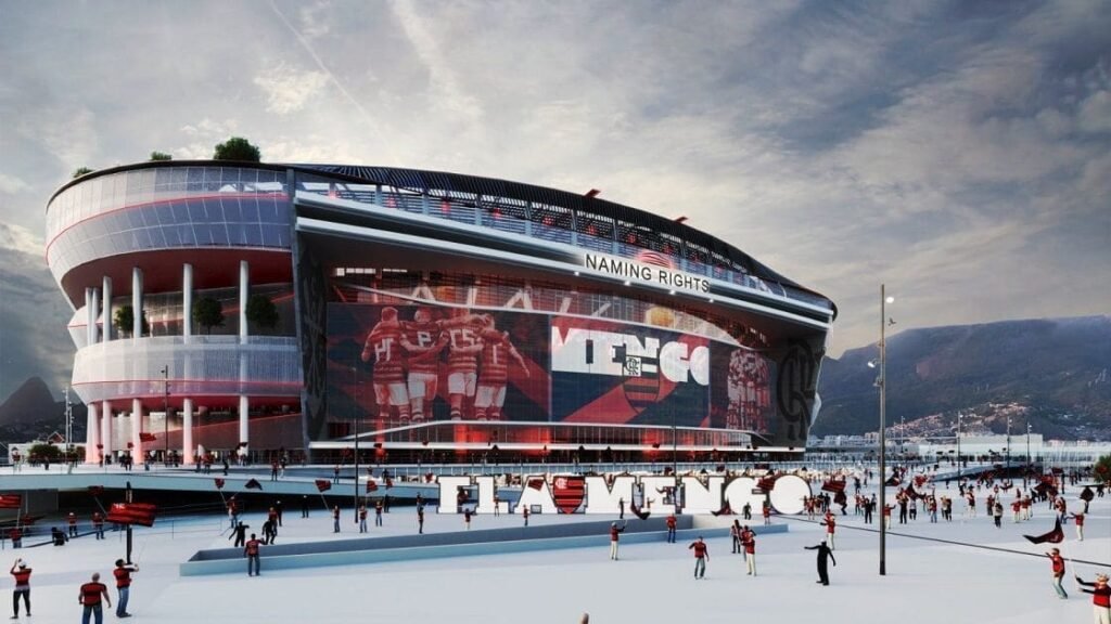Arena futurista do Flamengo rio