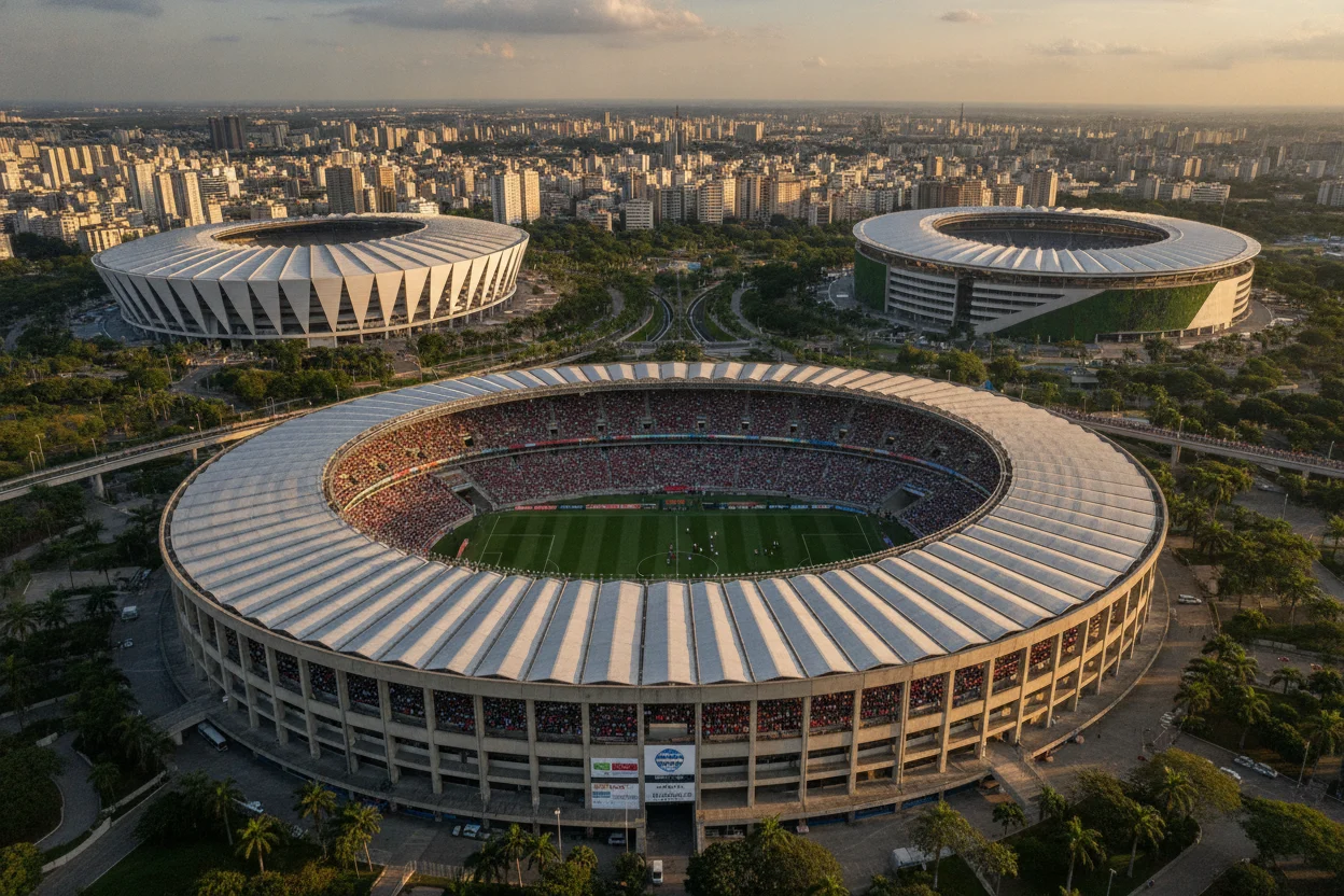 Estádios gigantes de futebol no Brasil 