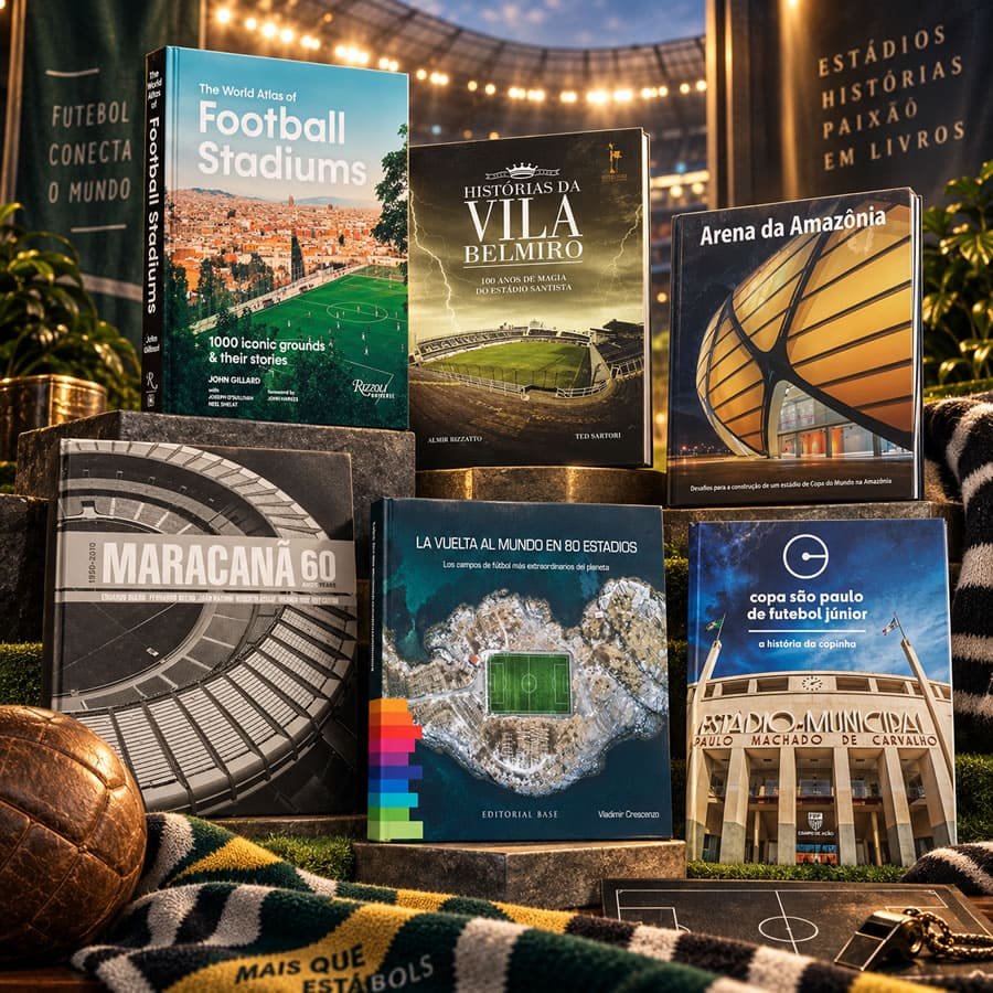 Livros Sobre Estádios, Arenas e Futebol
